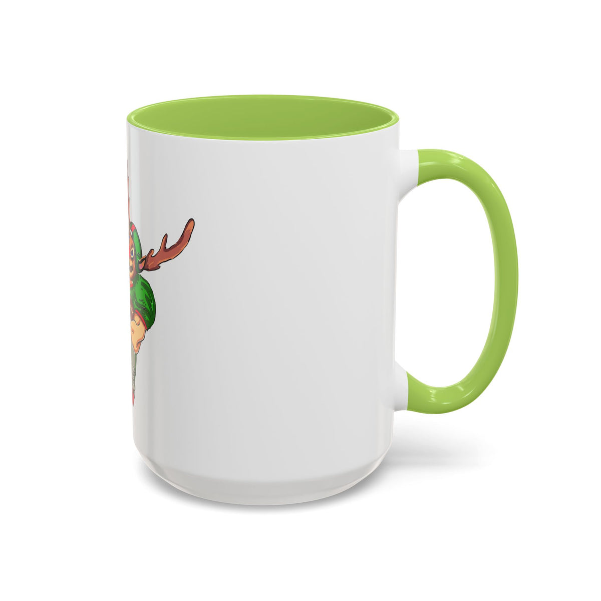 It's Blitzin' Time! Reindeer Football Accent Coffee Mug, designed by GIGI