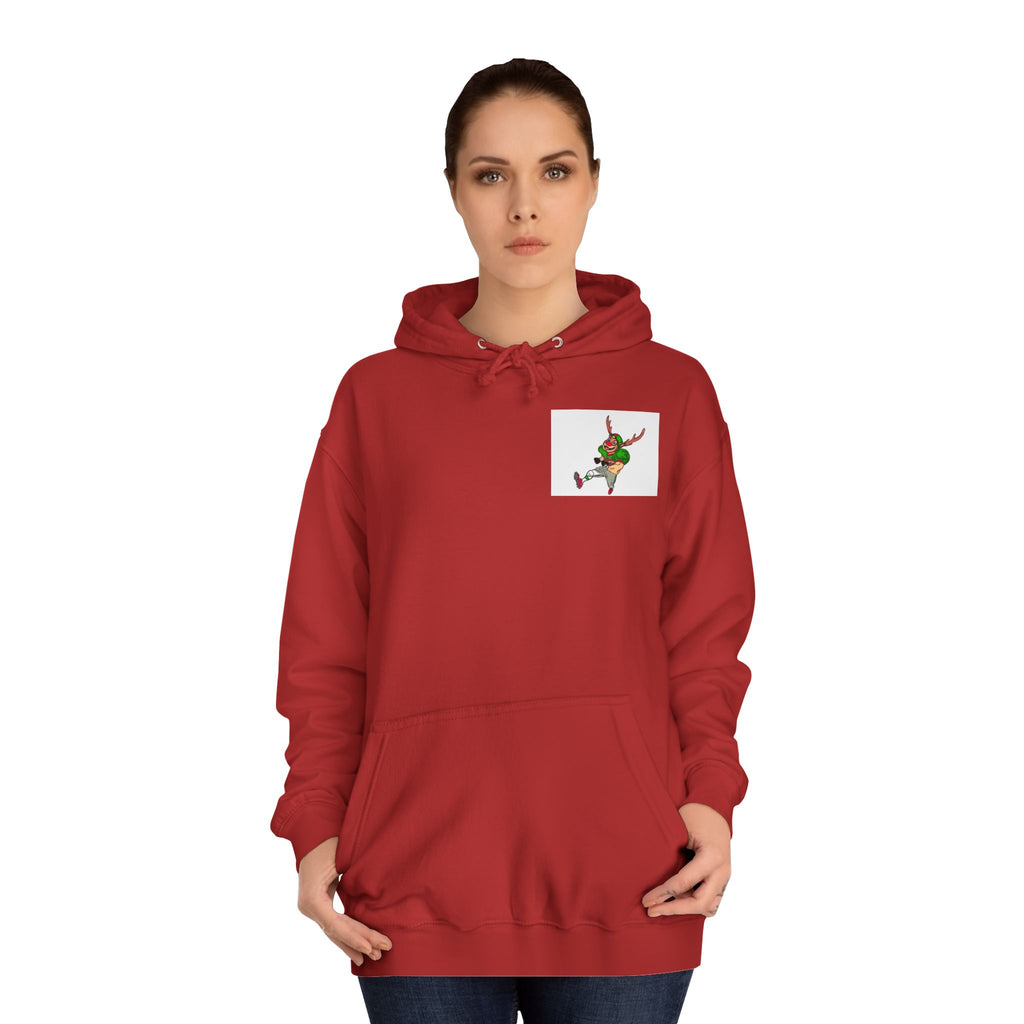 Holiday Hoodie — 'Not Another Tush Push!' Reindeer Christmas Pullover, exclusively designed by GIGI