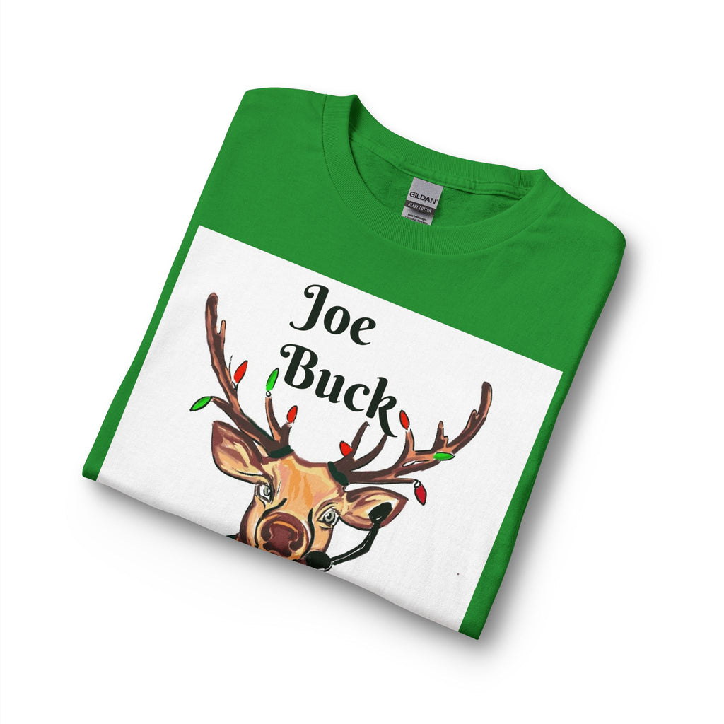 Joe Buck Reindeer Long Sleeve Tee — Funny Christmas Holiday Shirt, designed by GIGI