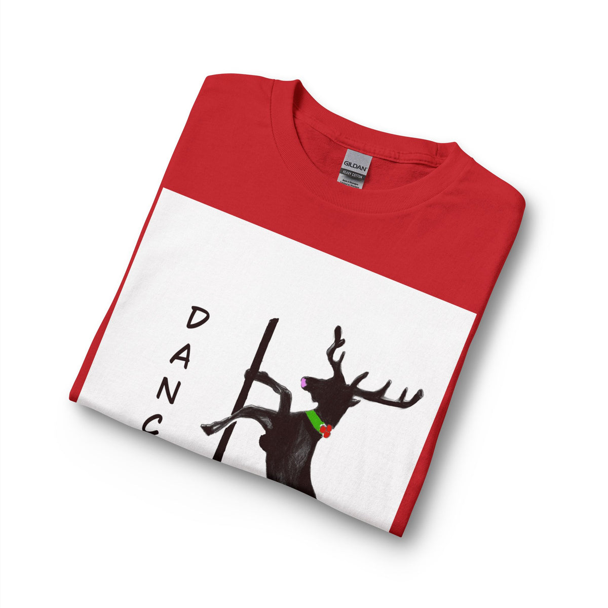Exotic Pole "Dancer" the Reindeer Long Sleeve Tee - Designed by GIGI
