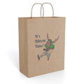 Paper Gift Bag — "It's Blitzin' Time!" Football Reindeer Holiday Gift Bag designed exclusively by GIGI
