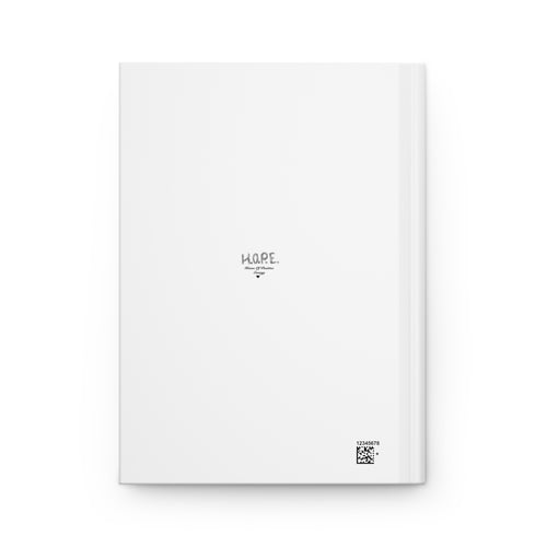 Hardcover Journal — "May your laughter be spontaneous, your efforts be bountiful" Inspirational Quote Notebook