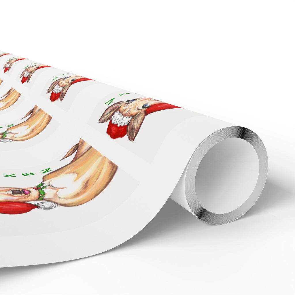 Christmas "Vixen" Wrapping Paper Designed by GIGI — Cute Vixen Holiday Gift Wrap
