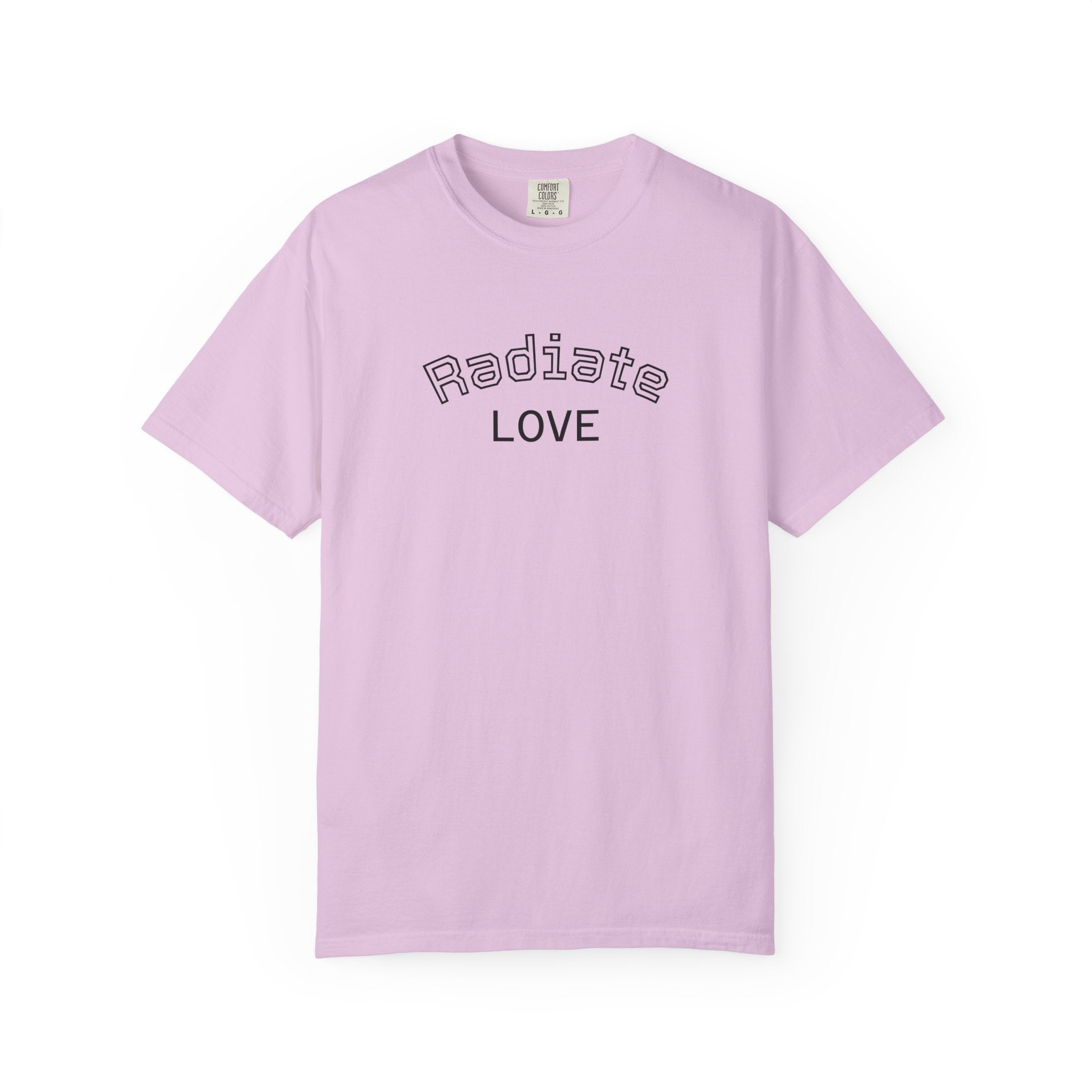 Radiate Love T-Shirt — Yellow Sunblock Graphic Tee