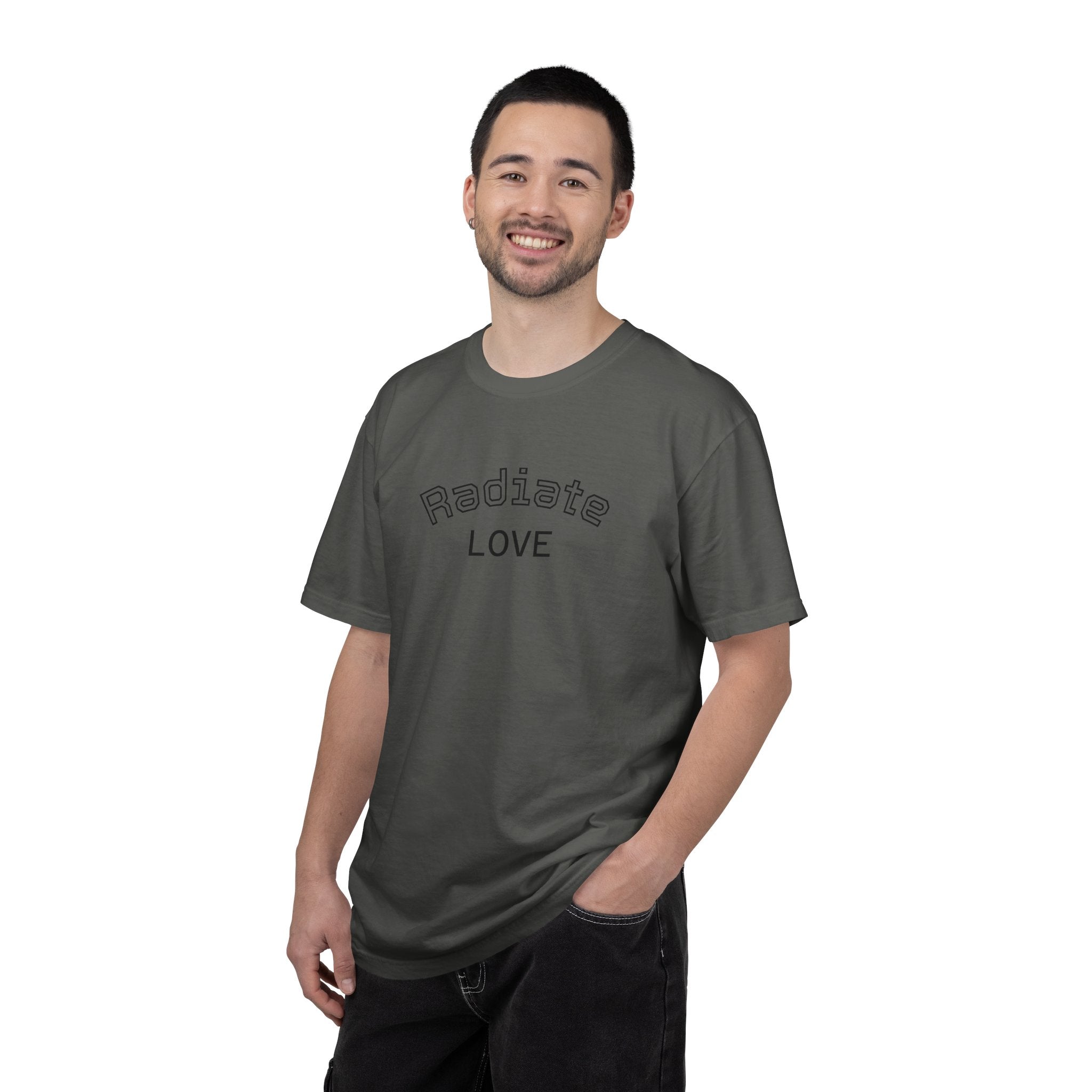 Radiate Love T-Shirt — Yellow Sunblock Graphic Tee