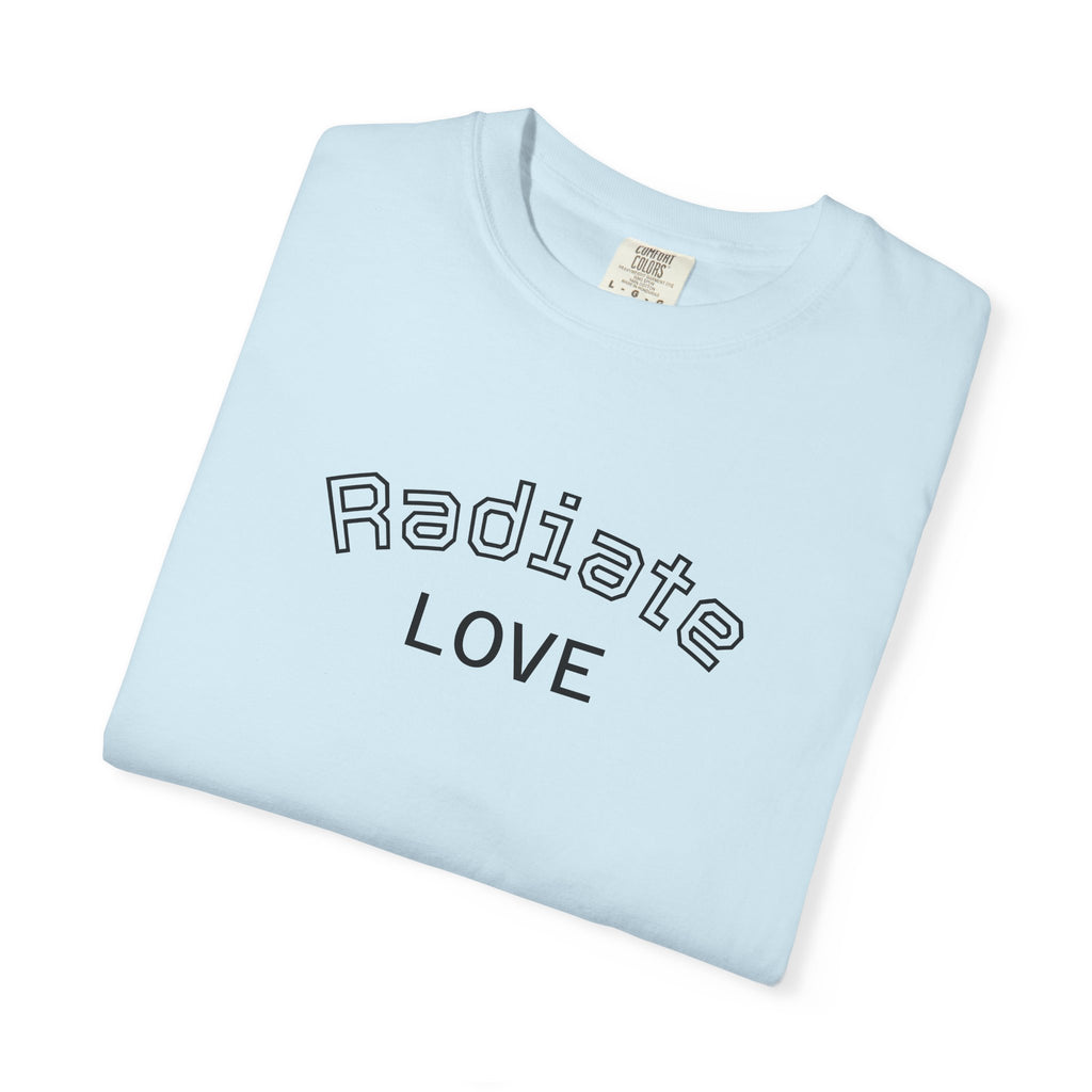 Radiate Love T-Shirt — Yellow Sunblock Graphic Tee