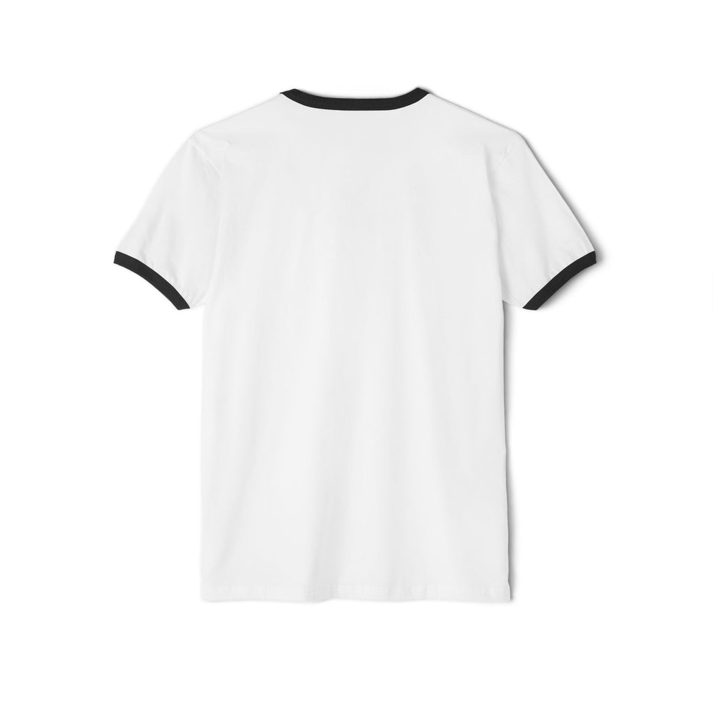 Mother Earth Graphic Ringer Tee — "She Gives Good Energy" Eco Love T‑Shirt