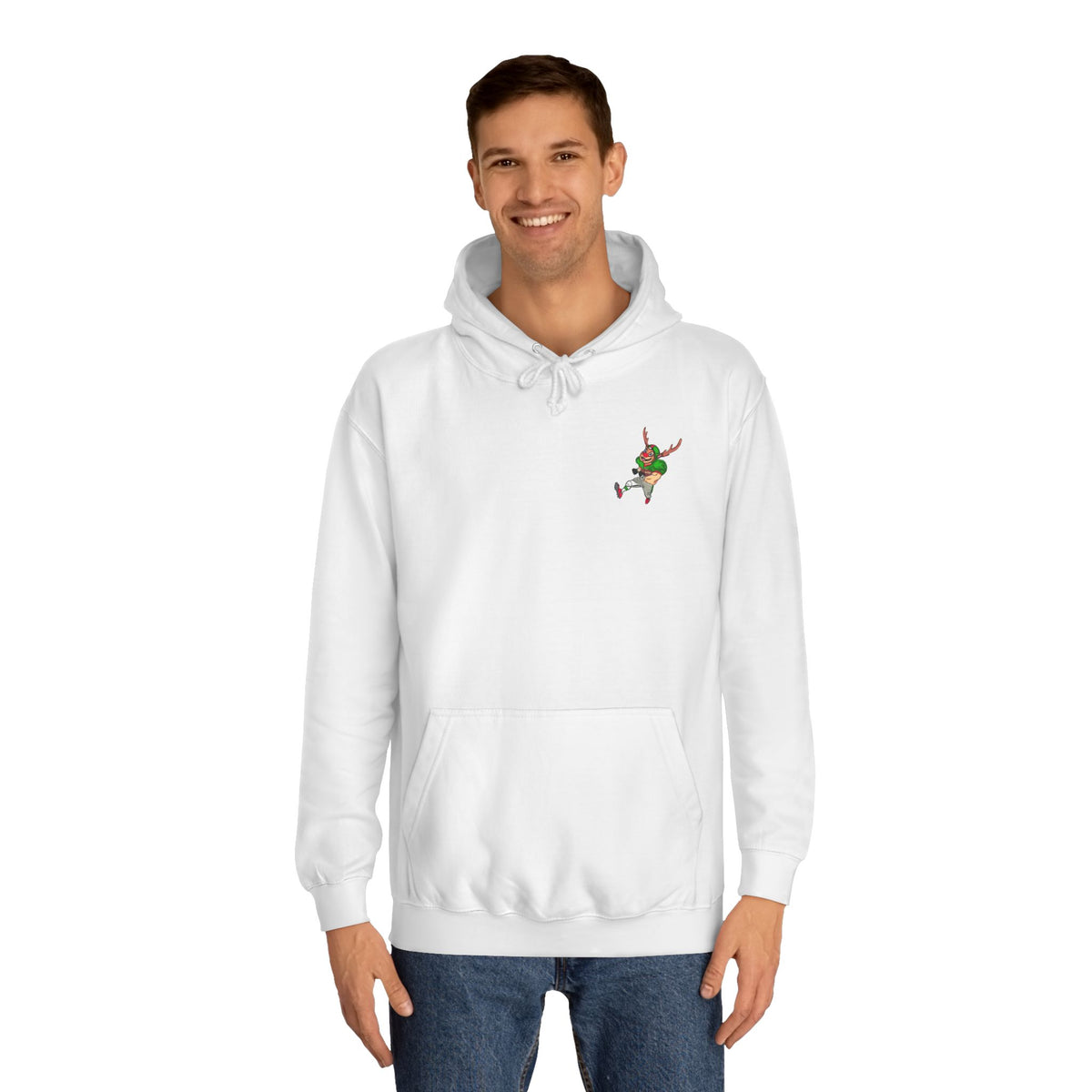 Holiday Hoodie — 'Not Another Tush Push!' Reindeer Christmas Pullover, exclusively designed by GIGI