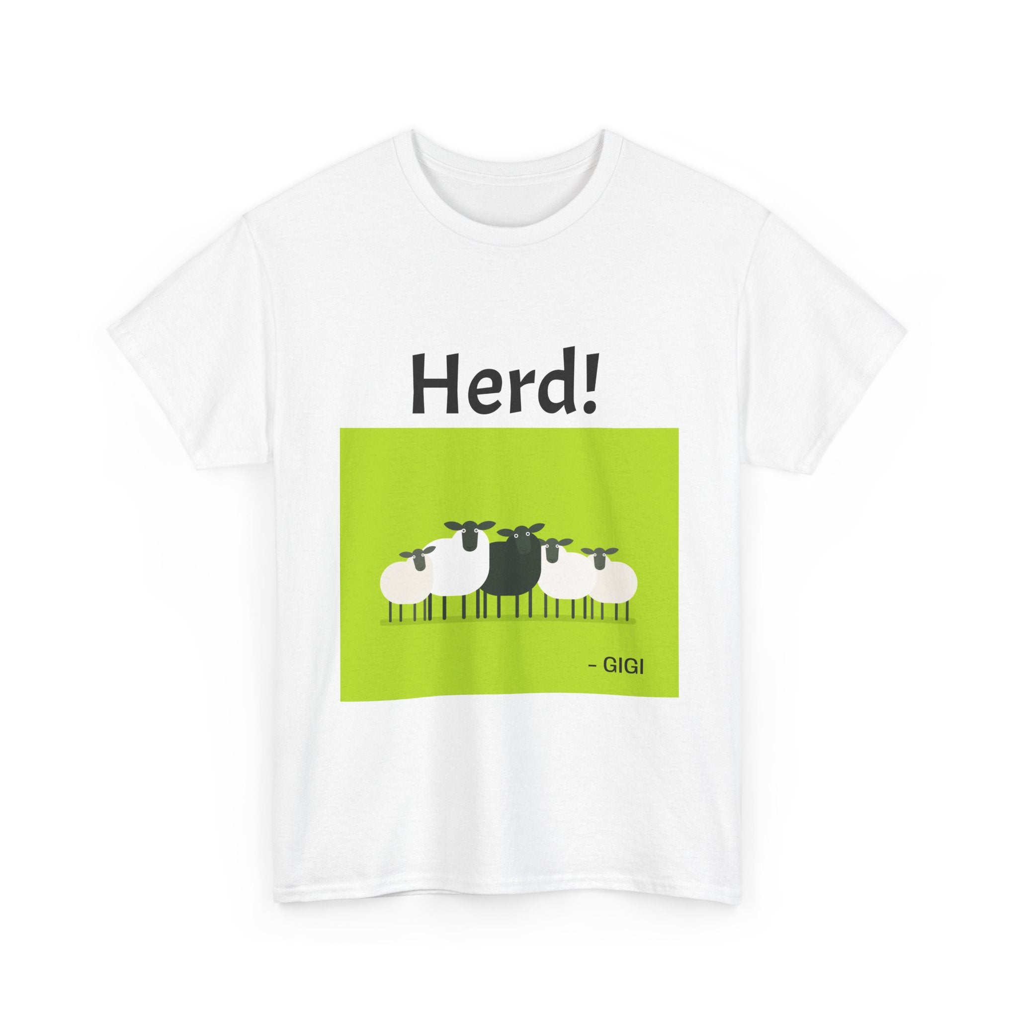Sheep Herd T‑Shirt — Cute 'Herd!' Graphic Tee