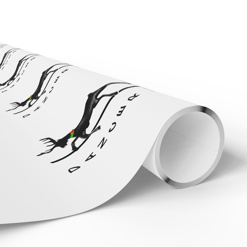 Black and White "Dancer" Wrapping Paper - Designed by GIGI