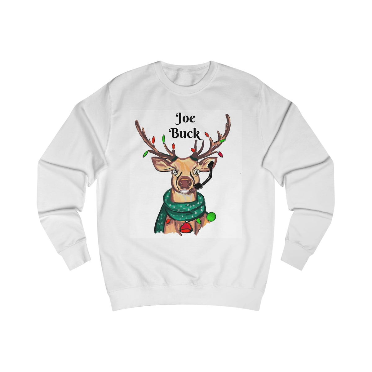 "Joe" Buck Reindeer Christmas Sweatshirt - Exclusively designed by GIGI