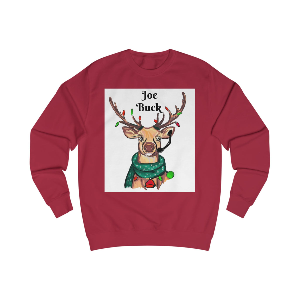 "Joe" Buck Reindeer Christmas Sweatshirt - Exclusively designed by GIGI