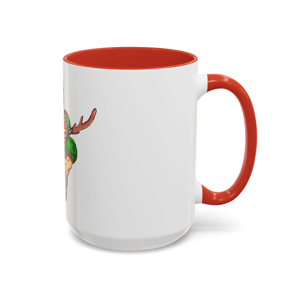 It's Blitzin' Time! Reindeer Football Accent Coffee Mug, designed by GIGI