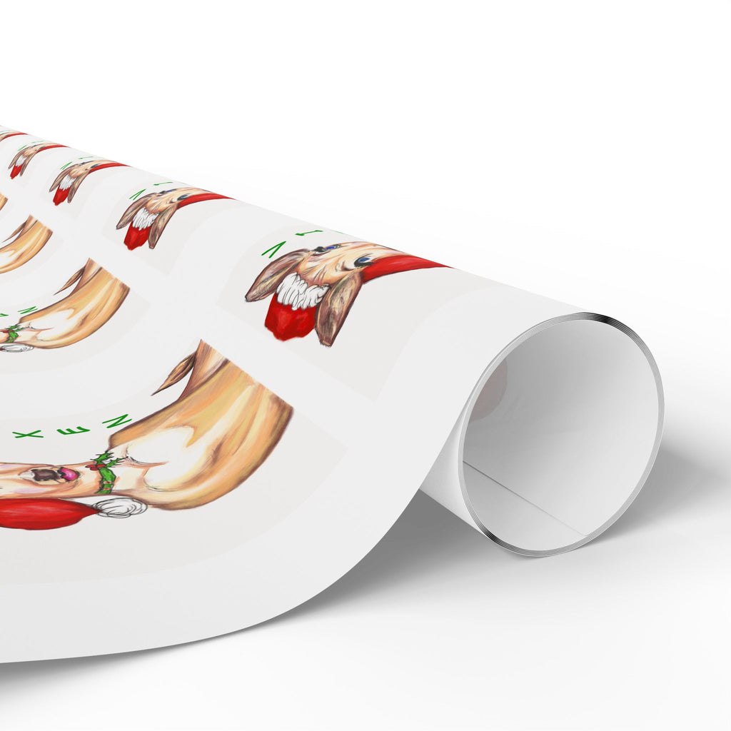 Christmas "Vixen" Wrapping Paper Designed by GIGI — Cute Vixen Holiday Gift Wrap