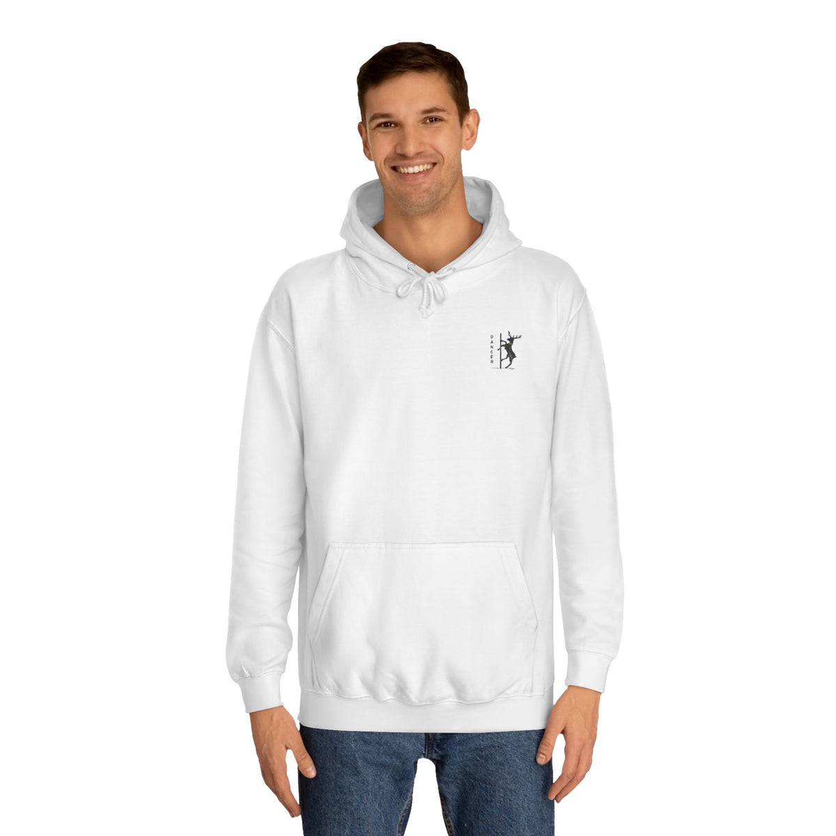 Deer Pole "Dancer" Hoodie Designed by GIGI — Funny Christmas Hoodie