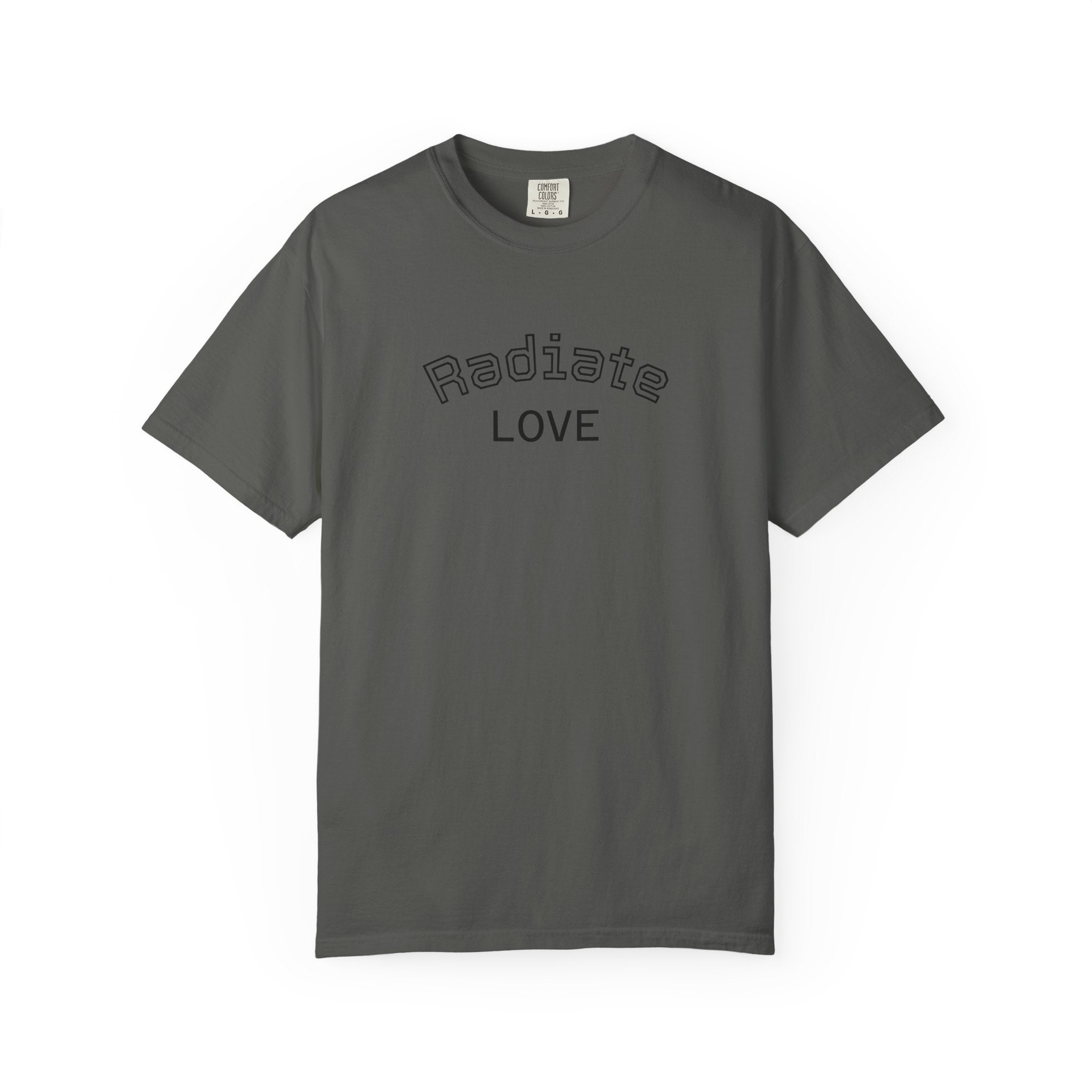 Radiate Love T-Shirt — Yellow Sunblock Graphic Tee