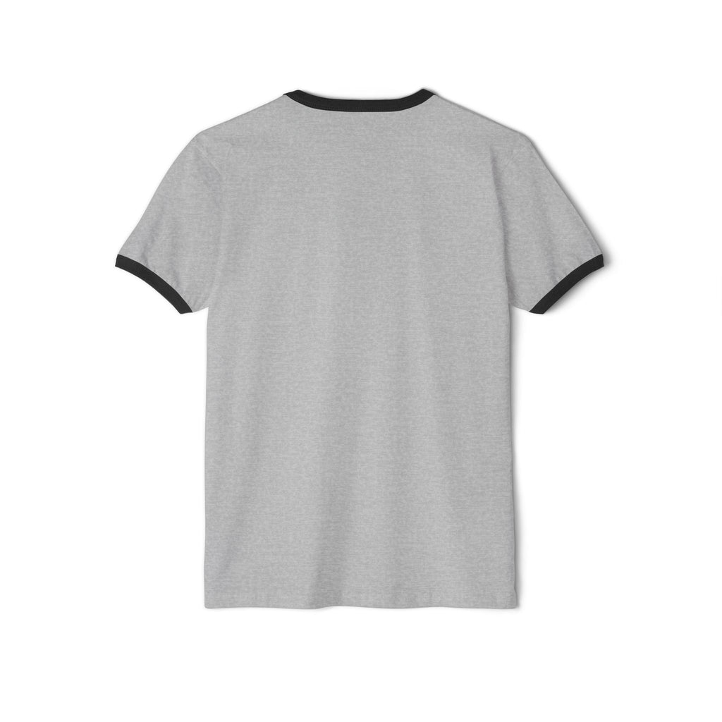 Mother Earth Graphic Ringer Tee — "She Gives Good Energy" Eco Love T‑Shirt