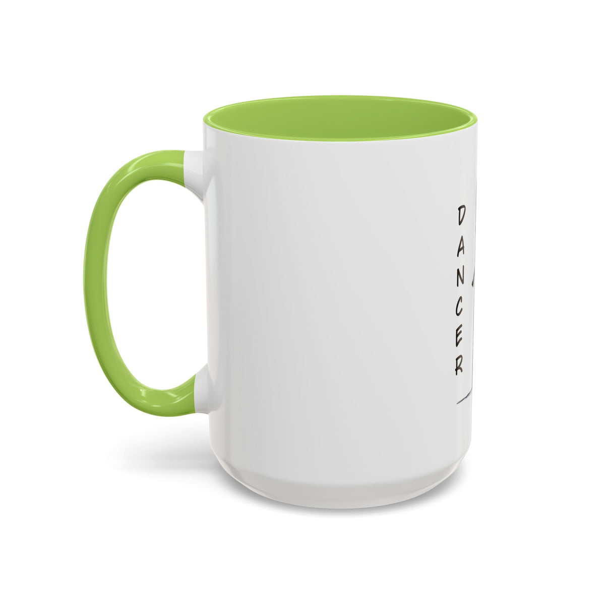 Reindeer Pole "Dancer" Coffee Mug, Designed by GIGI — Holiday Funny Dancer Accent Mug (11/15oz)