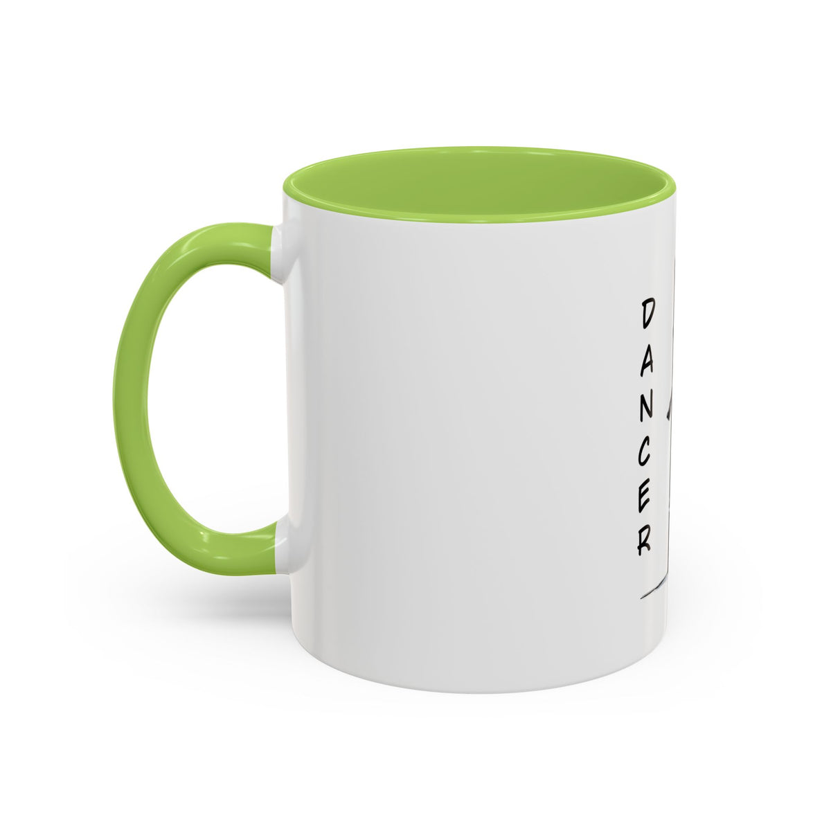 Reindeer Pole "Dancer" Coffee Mug, Designed by GIGI — Holiday Funny Dancer Accent Mug (11/15oz)