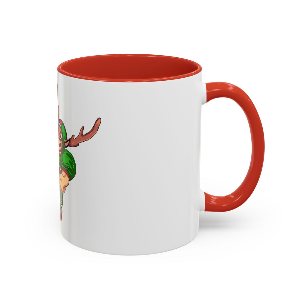 It's Blitzin' Time! Reindeer Football Accent Coffee Mug, designed by GIGI