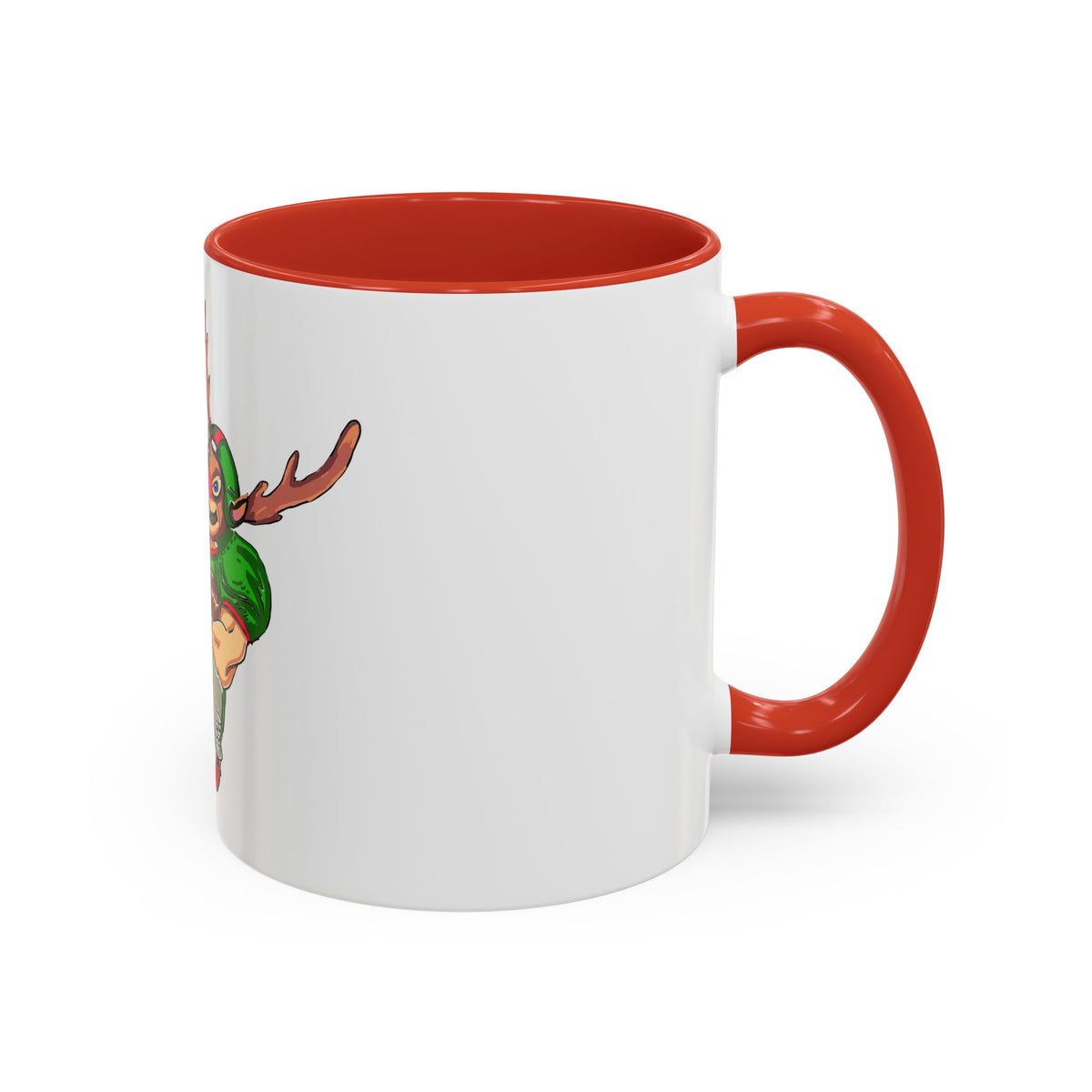 It's Blitzin' Time! Reindeer Football Accent Coffee Mug, designed by GIGI