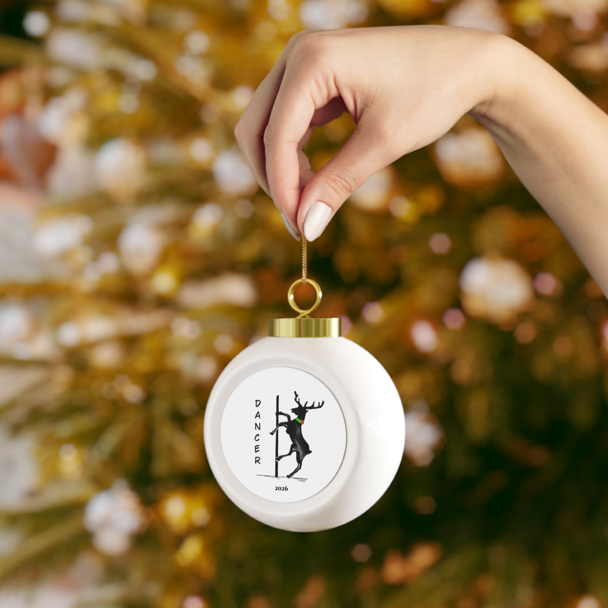 Pole "Dancer" Christmas Ball Ornament 2026 by GIGI