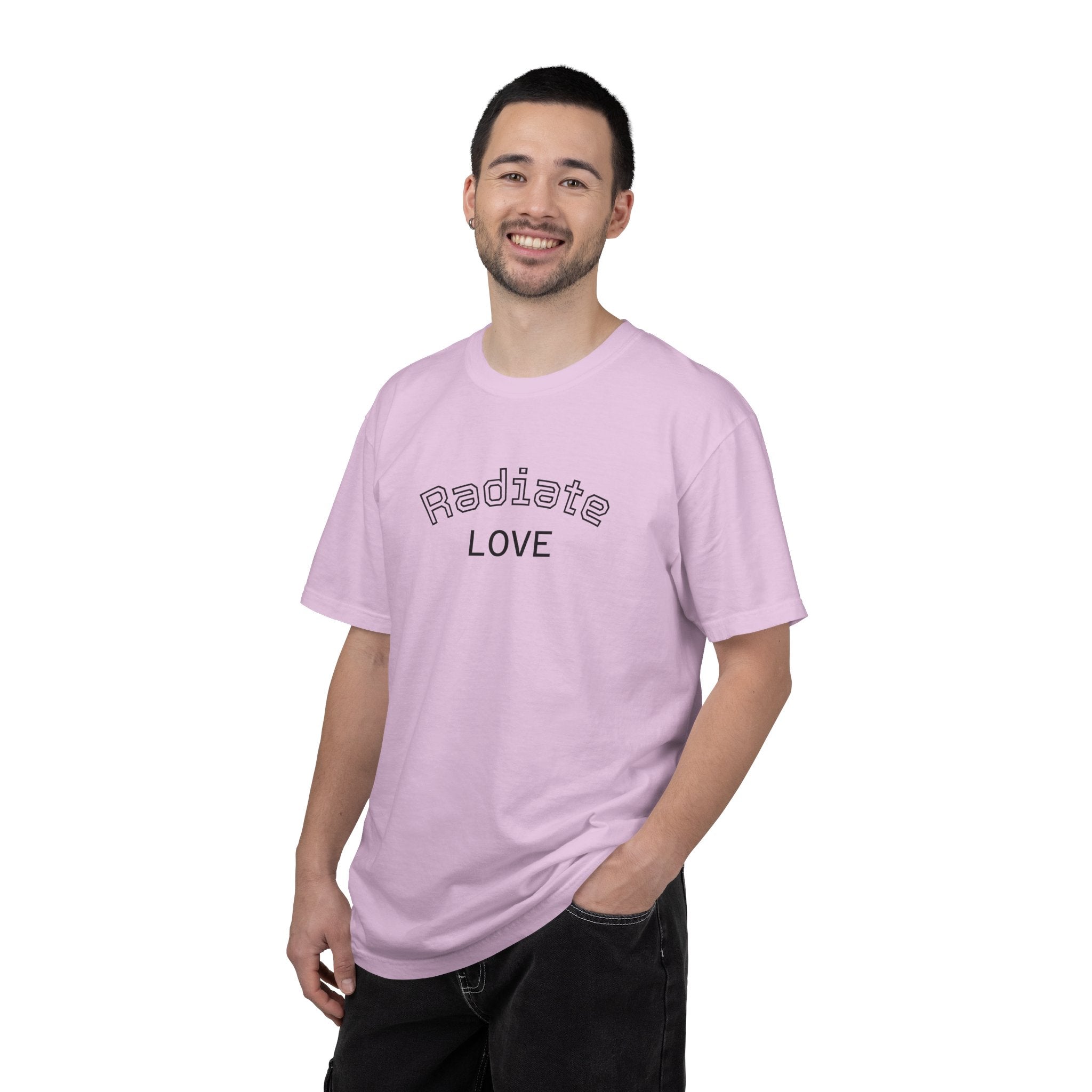 Radiate Love T-Shirt — Yellow Sunblock Graphic Tee