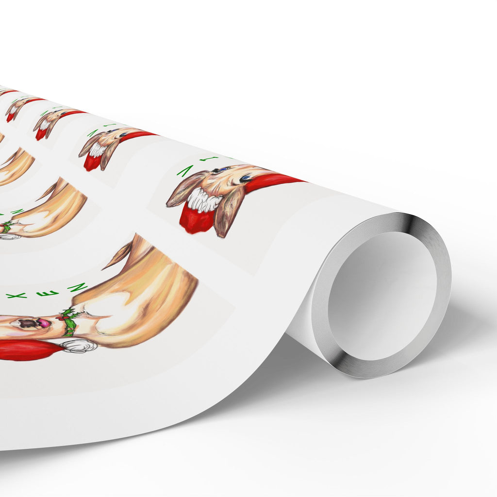 Christmas "Vixen" Wrapping Paper Designed by GIGI — Cute Vixen Holiday Gift Wrap