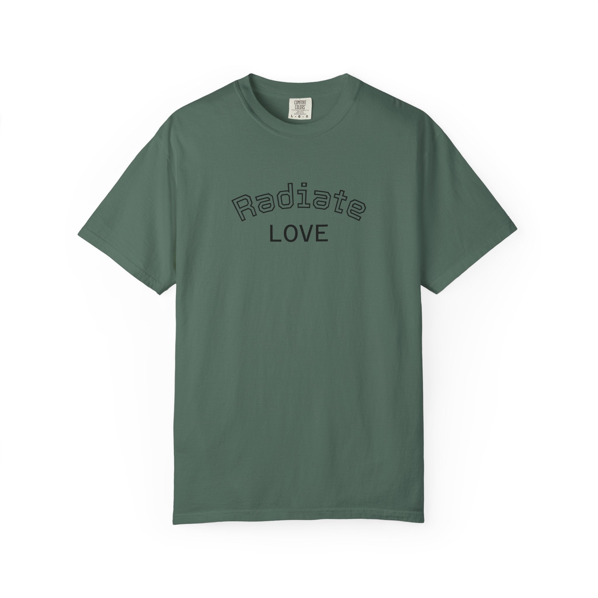 Radiate Love T-Shirt — Yellow Sunblock Graphic Tee