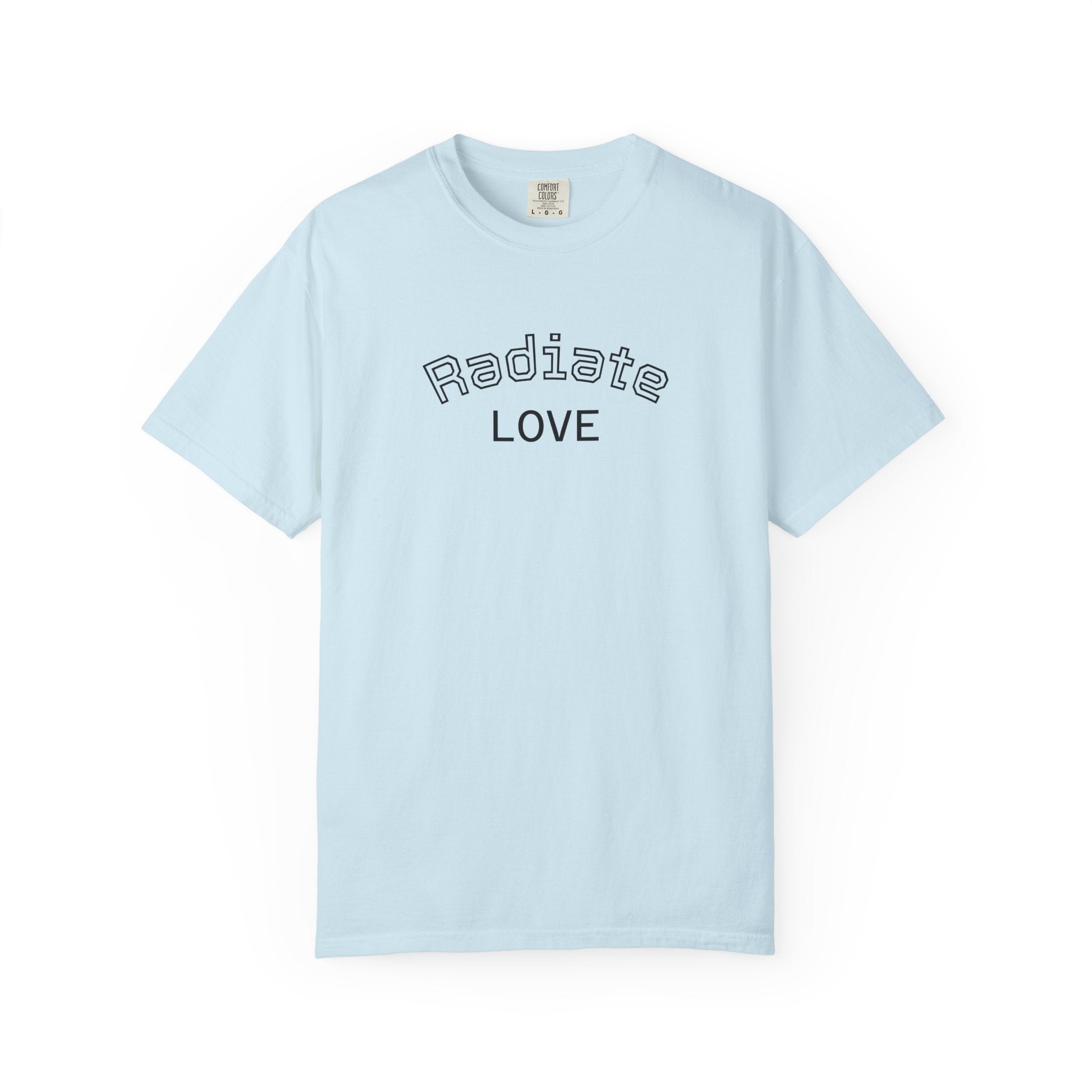 Radiate Love T-Shirt — Yellow Sunblock Graphic Tee