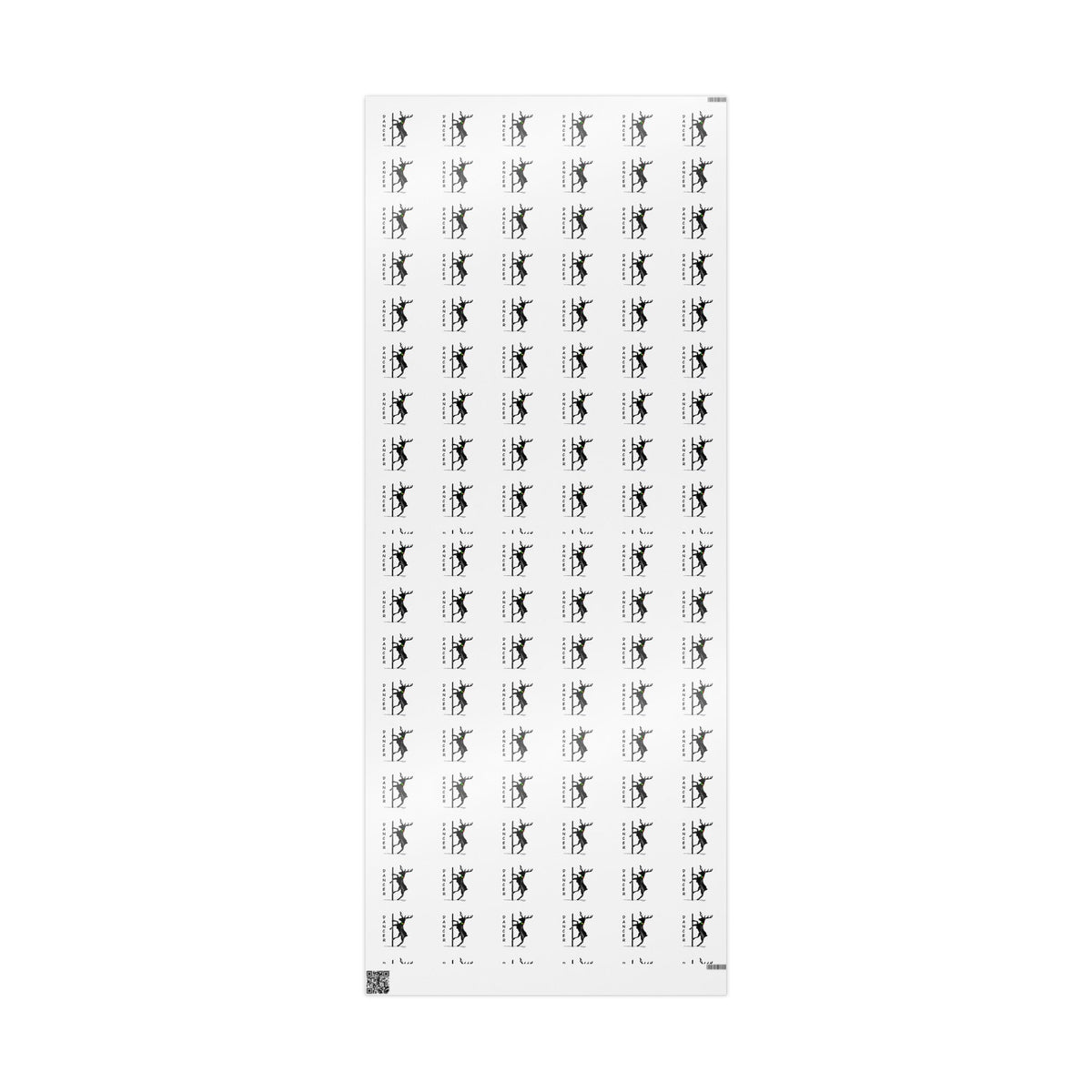 Black and White "Dancer" Wrapping Paper - Designed by GIGI