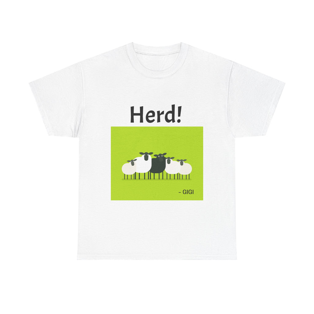 Sheep Herd T‑Shirt — Cute 'Herd!' Graphic Tee