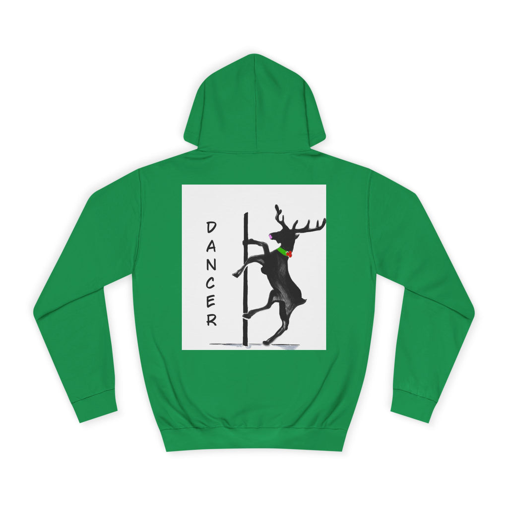 Deer Pole "Dancer" Hoodie Designed by GIGI — Funny Christmas Hoodie