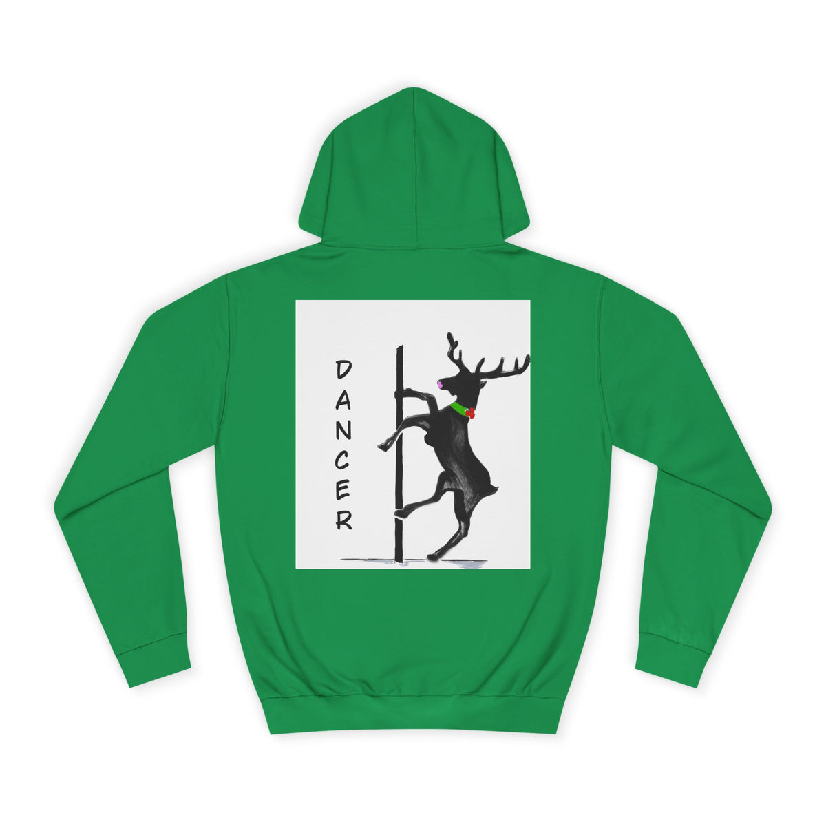 Deer Pole "Dancer" Hoodie Designed by GIGI — Funny Christmas Hoodie
