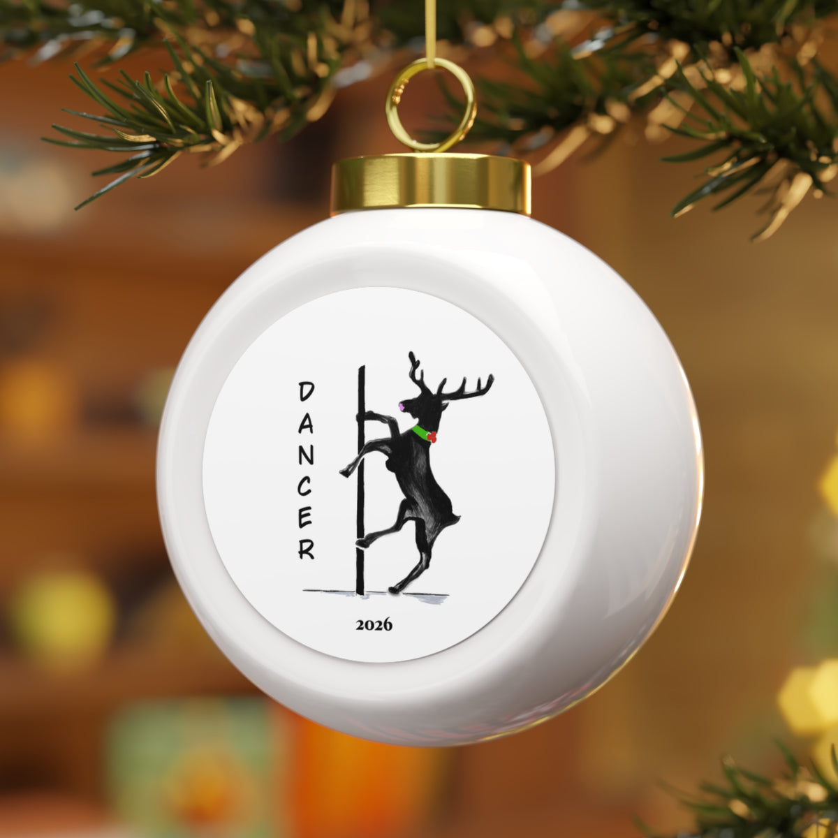 Pole "Dancer" Christmas Ball Ornament 2026 by GIGI