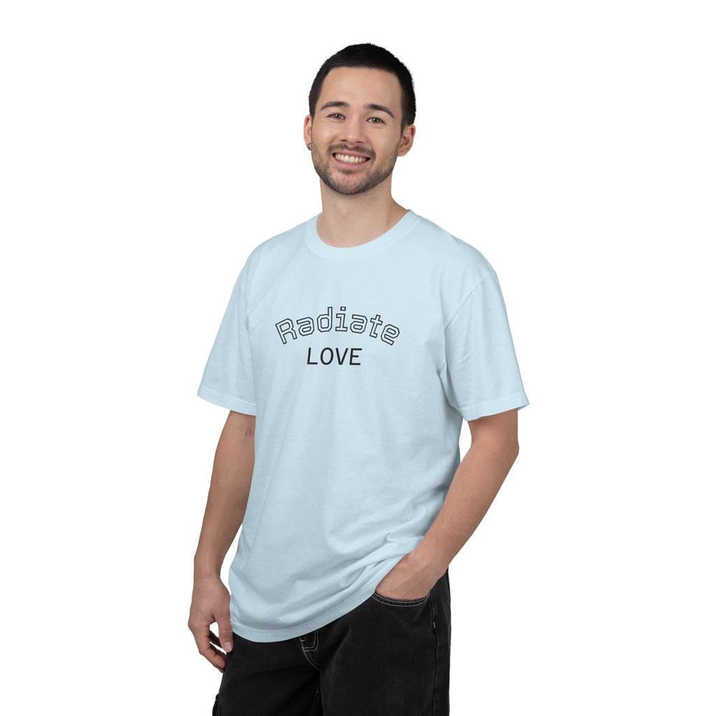 Radiate Love T-Shirt — Yellow Sunblock Graphic Tee