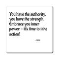 Empowering Quote Magnet — "You have the authority…" Inspirational Refrigerator Magnet
