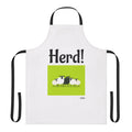 Herd! Sheep Graphic Apron - Funny Farm Cooking Apron, Great for BBQs & Gifts