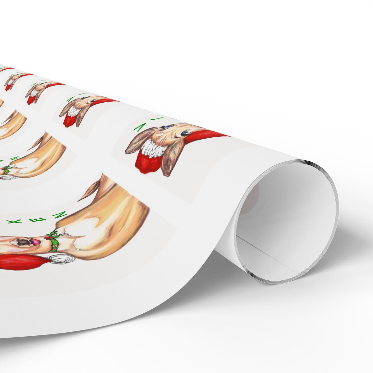 Christmas "Vixen" Wrapping Paper Designed by GIGI — Cute Vixen Holiday Gift Wrap