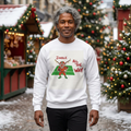 Christmas Reindeer Sweatshirt - "Jingle All The Way" Holiday Sweater, designed by GIGI