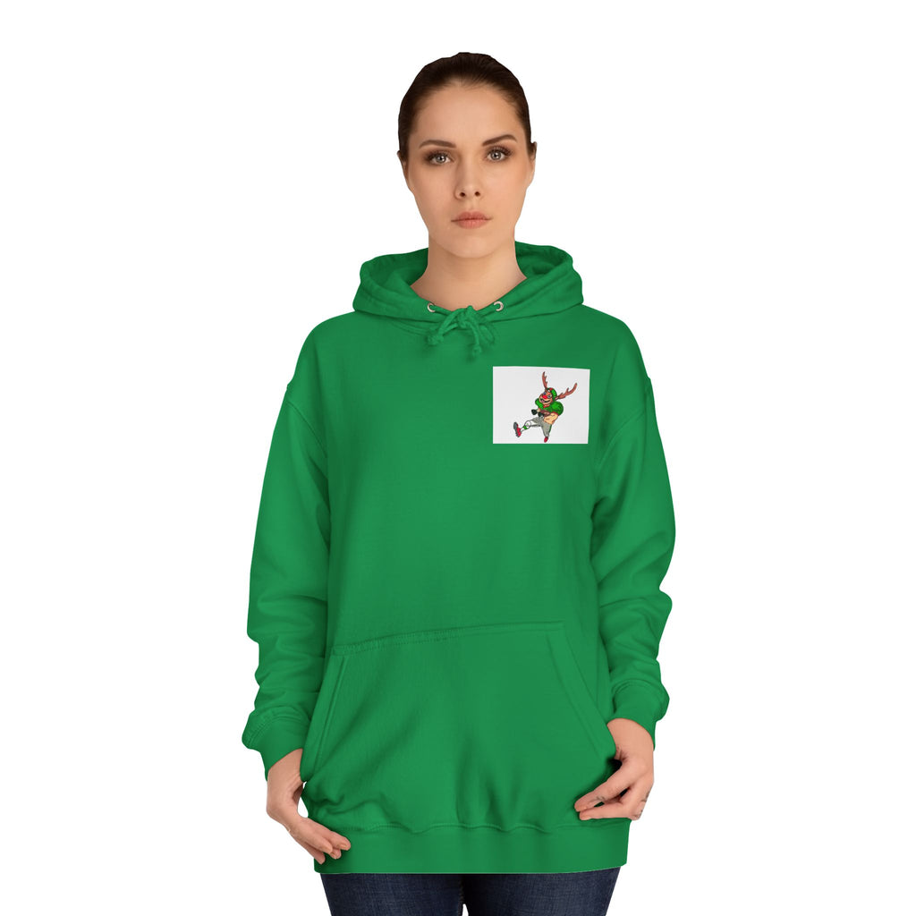 Holiday Hoodie — 'Not Another Tush Push!' Reindeer Christmas Pullover, exclusively designed by GIGI