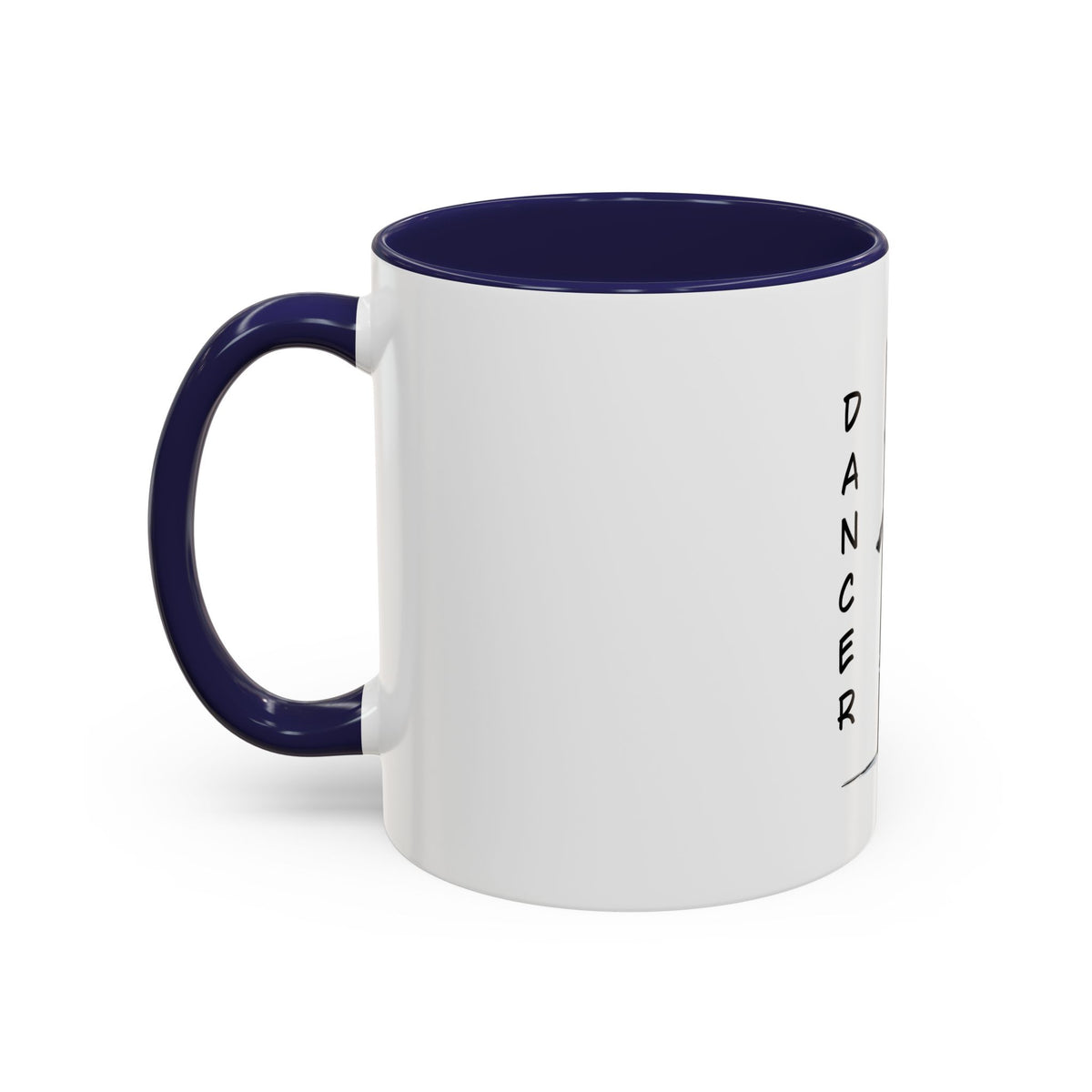 Reindeer Pole "Dancer" Coffee Mug, Designed by GIGI — Holiday Funny Dancer Accent Mug (11/15oz)