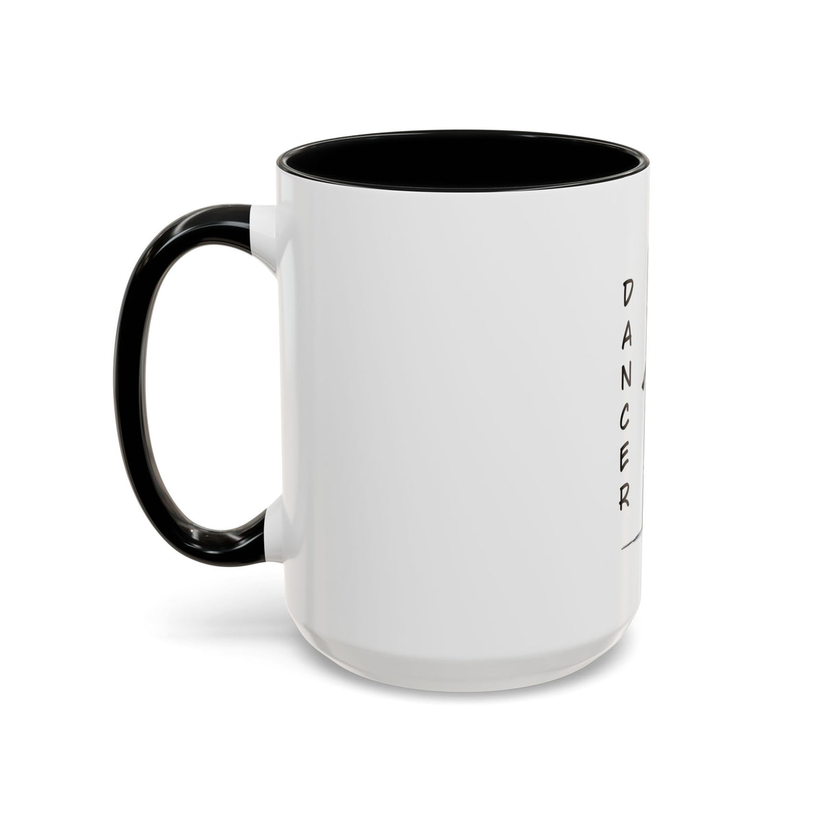 Reindeer Pole "Dancer" Coffee Mug, Designed by GIGI — Holiday Funny Dancer Accent Mug (11/15oz)