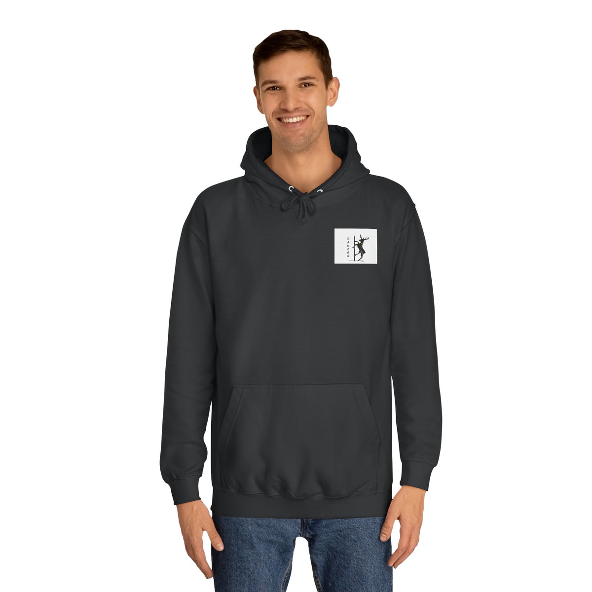 Deer Pole "Dancer" Hoodie Designed by GIGI — Funny Christmas Hoodie