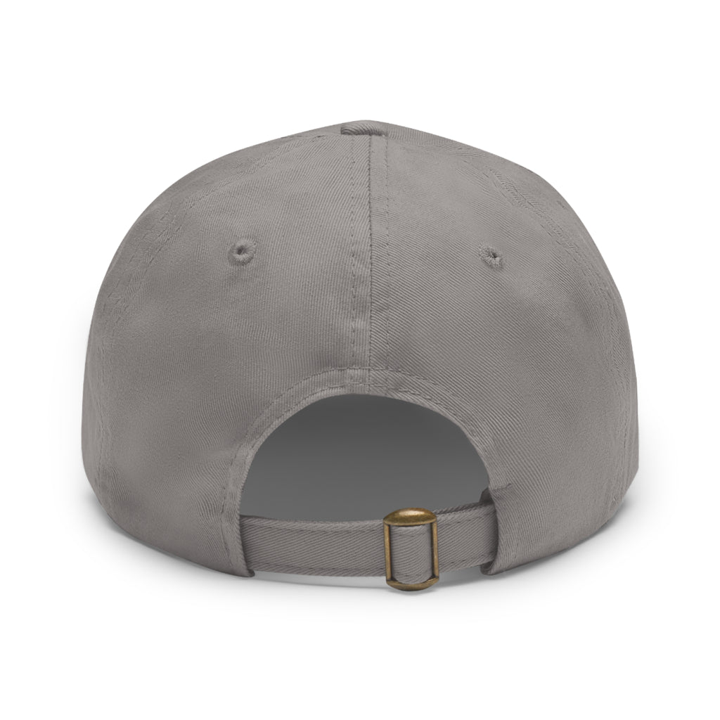 Dad Hat with Leather Patch — “Already Moved On” Casual Baseball Cap