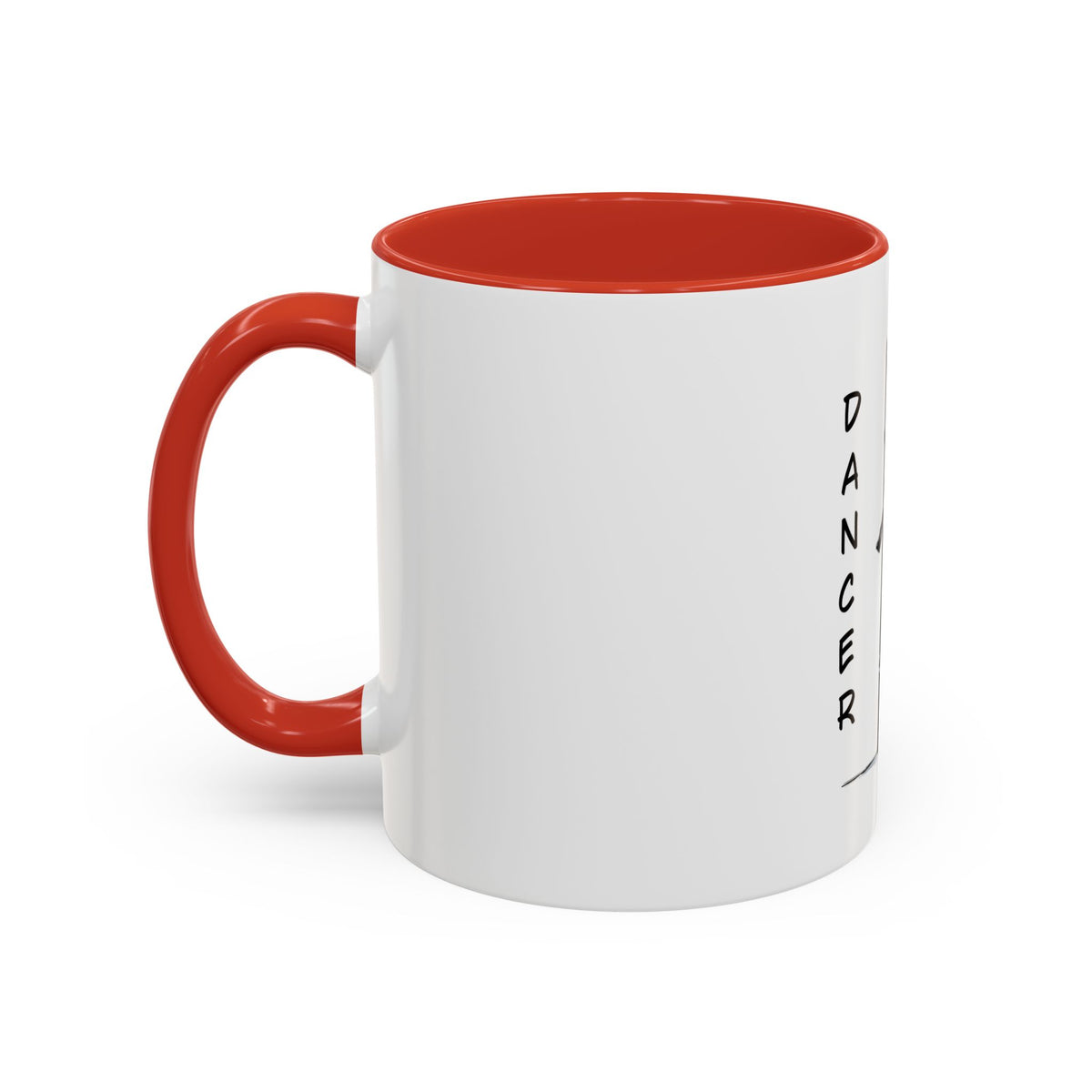 Reindeer Pole "Dancer" Coffee Mug, Designed by GIGI — Holiday Funny Dancer Accent Mug (11/15oz)