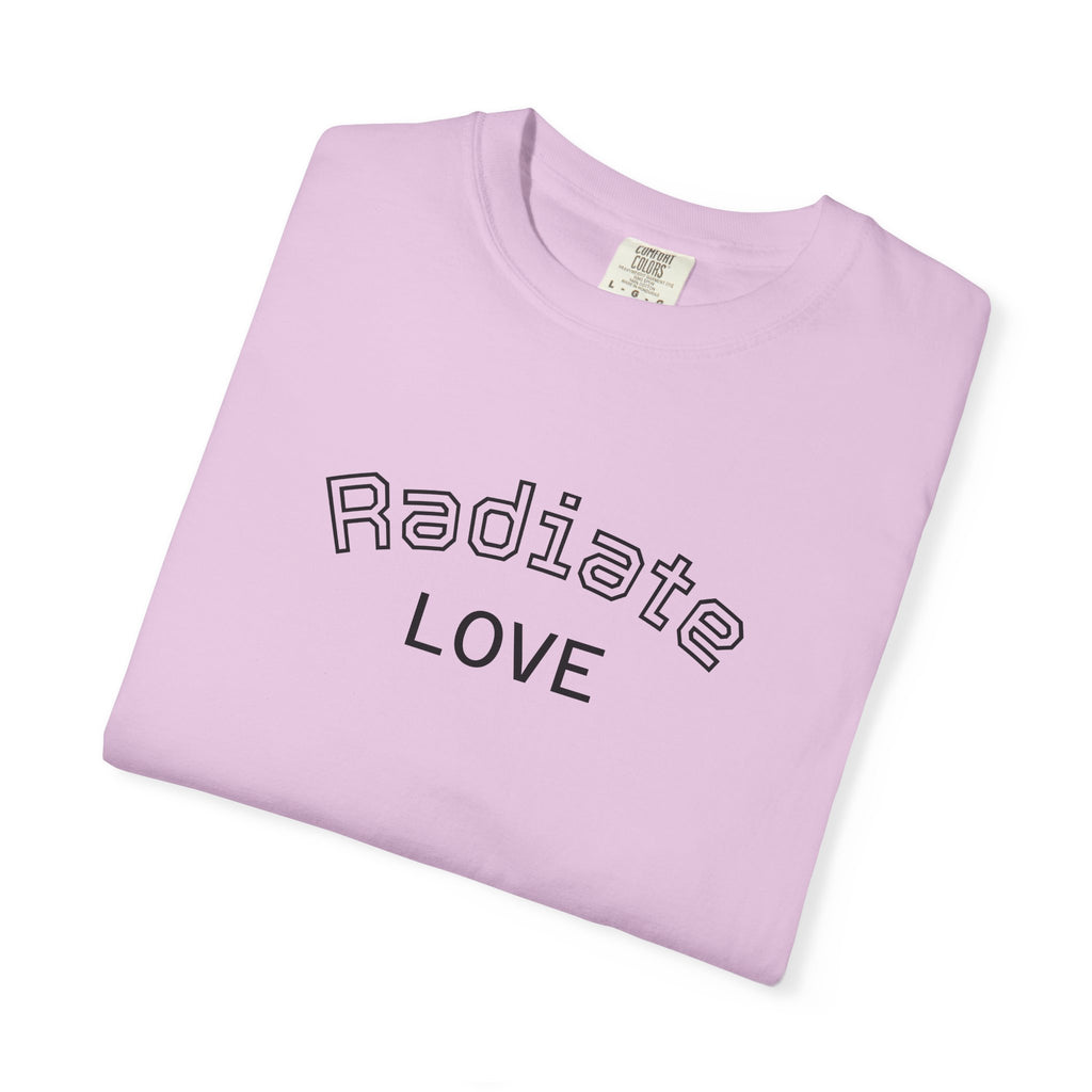 Radiate Love T-Shirt — Yellow Sunblock Graphic Tee