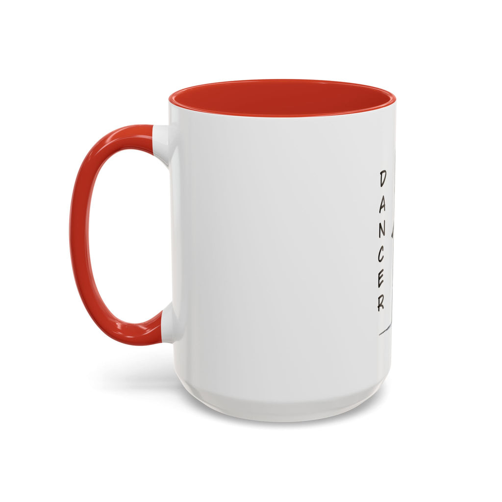 Reindeer Pole "Dancer" Coffee Mug, Designed by GIGI — Holiday Funny Dancer Accent Mug (11/15oz)