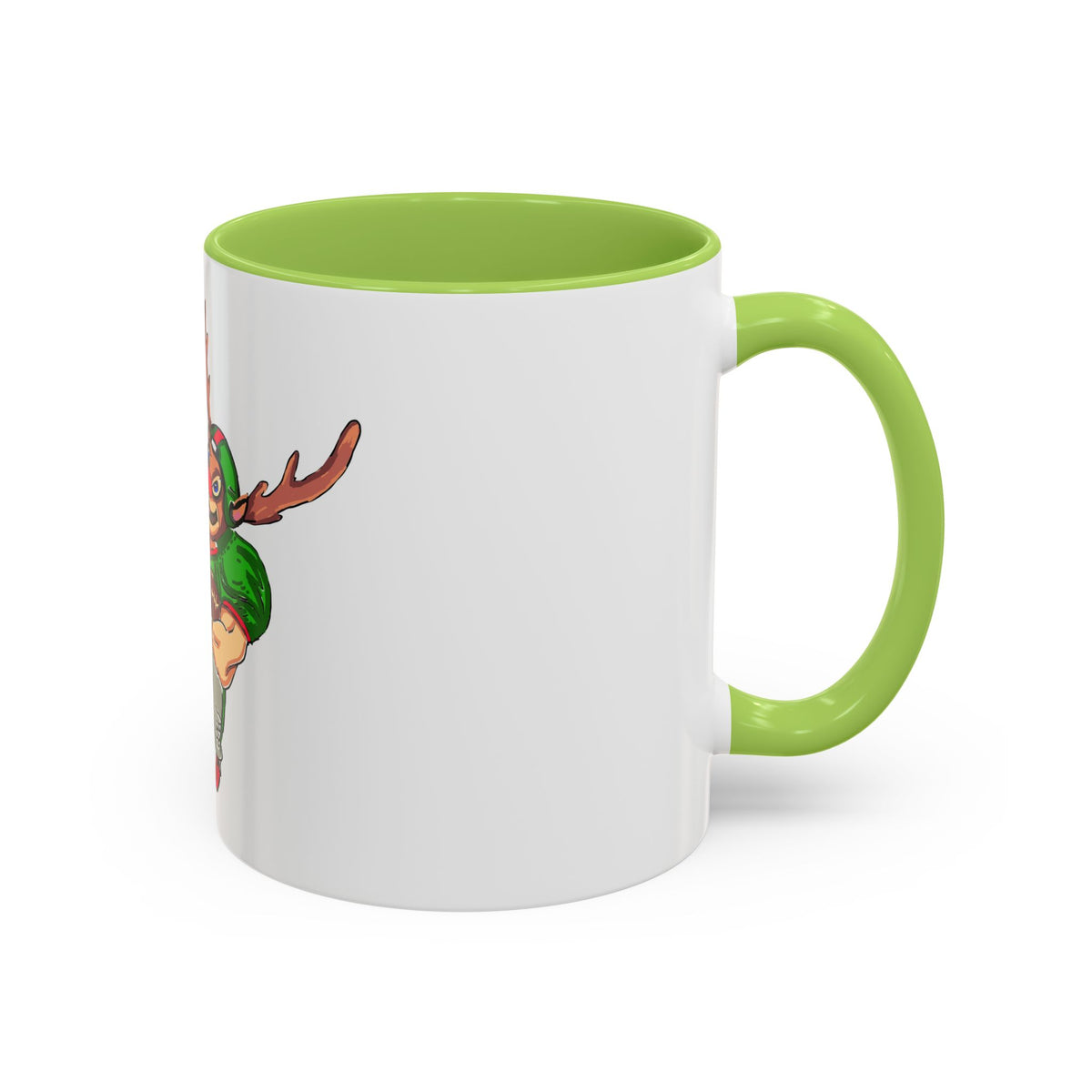 It's Blitzin' Time! Reindeer Football Accent Coffee Mug, designed by GIGI