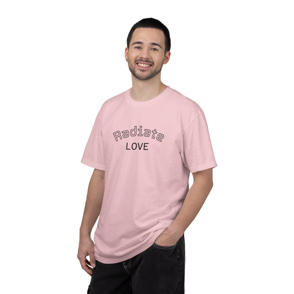 Radiate Love T-Shirt — Yellow Sunblock Graphic Tee